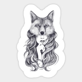 Fox in the soul Sticker